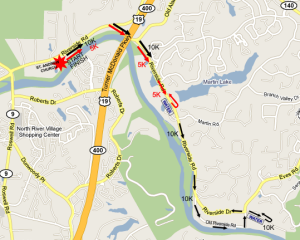 RTR Course Map